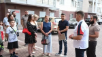 В Белгороде восстанавливают дом в центре после атаки БПЛА в июле